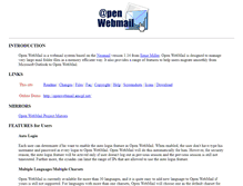 Tablet Screenshot of openwebmail.adminii.ro